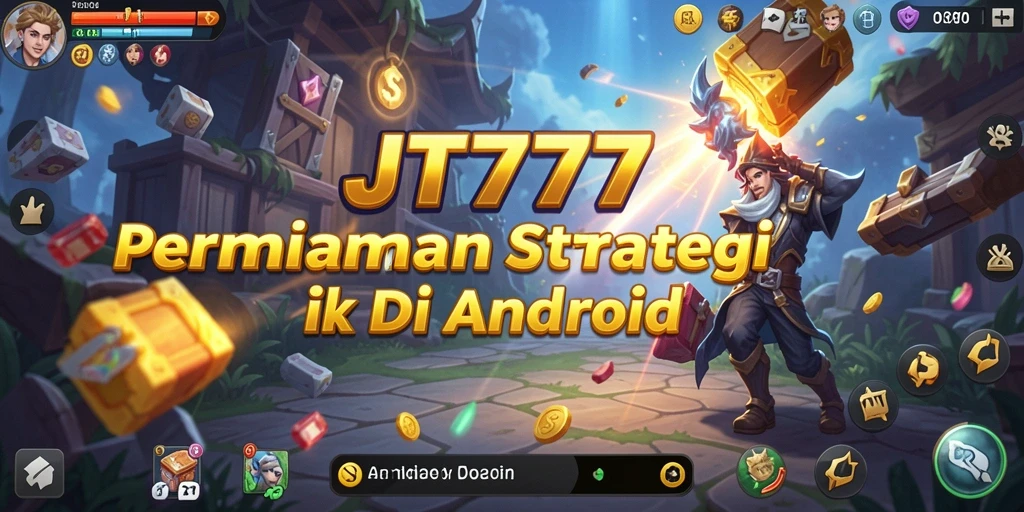 Tampilan gameplay JT777 dengan strategi pertempuran mendebarkan.