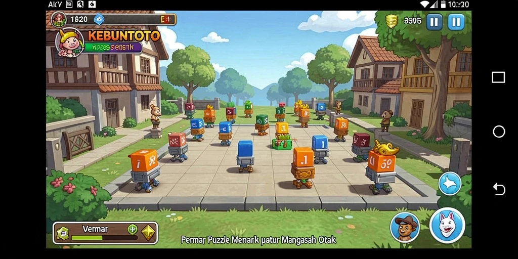 Tampilan gameplay KEBUNTOTO yang menarik dan penuh tantangan.