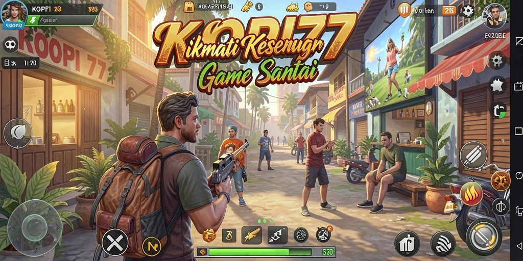 Screenshot gameplay KOPI77 menunjukkan keseruan dan interaksi pemain.