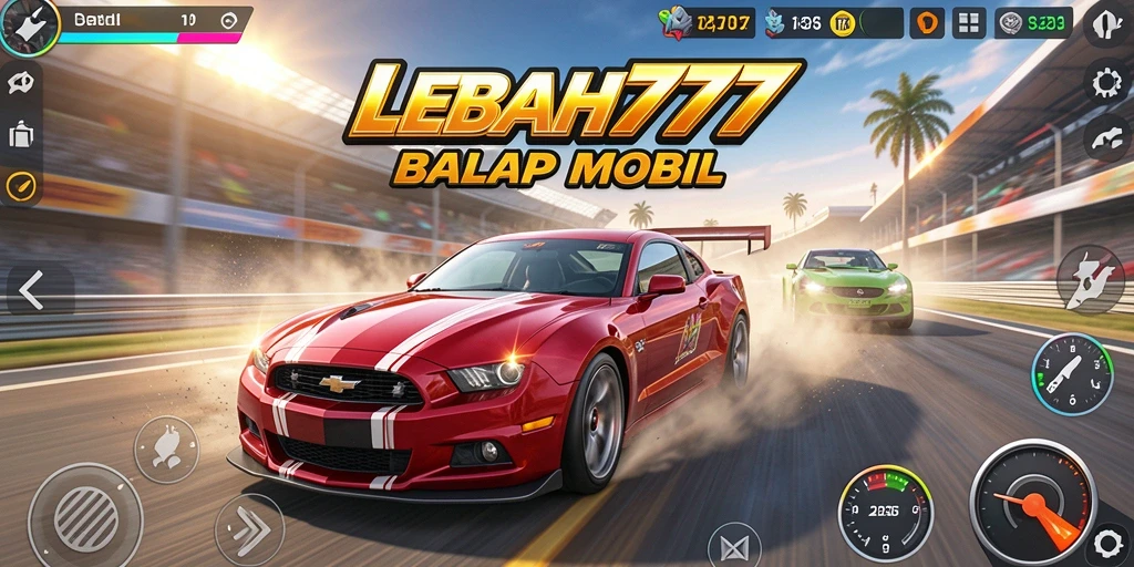 Tampilan gameplay seru balapan di LEBAH777 dengan grafis menawan.