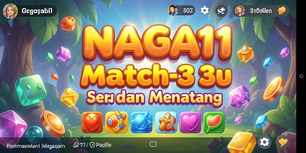 Tampilan gameplay seru di NAGA11 dengan kombinasi elemen yang menarik.
