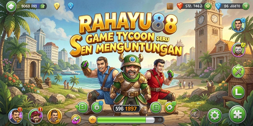 Tampilan gameplay RAHAYU88 menunjukkan keseruan berbisnis.