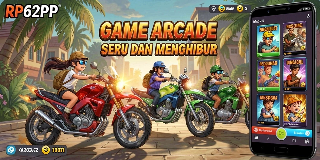 Tampilan gameplay seru dari RP62RP yang menyenangkan.