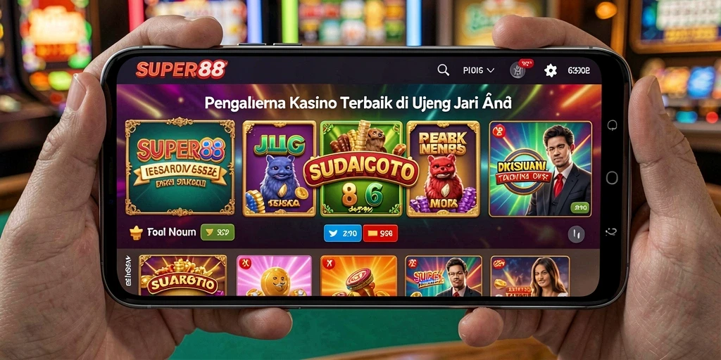 Tampilan menarik gameplay Kasino di SUPER88.