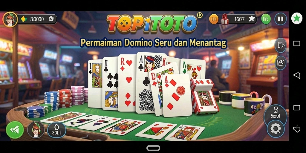Screenshot gameplay Domino yang menampilkan keseruan permainan.